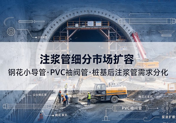 河南注浆管细分市场扩容，隧道钢花小导管、PVC 袖阀管、桩基后注浆管需求分化